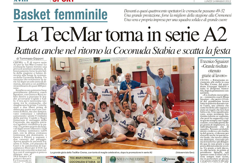 Articolo del 14/05/2012