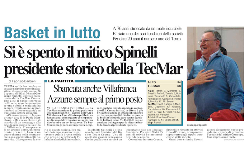 Articolo del 09/11/2014